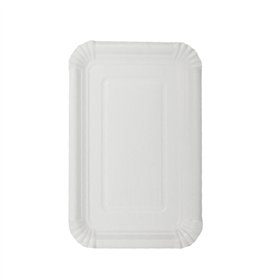 Schaaltjes Karton (rc) rechthoekig 13cm x 20cm Wit - Horecavoordeel.com