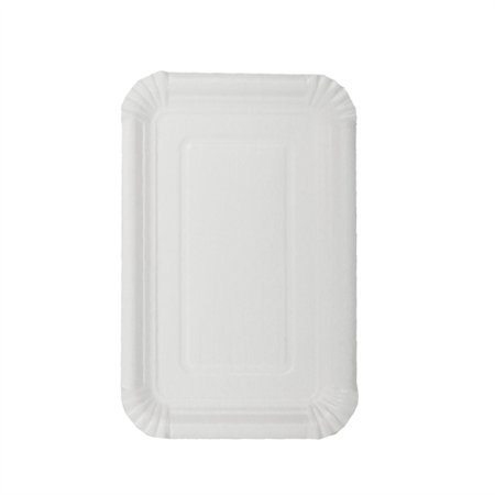 Schaaltjes Karton (rc) rechthoekig 13cm x 20cm Wit - Horecavoordeel.com