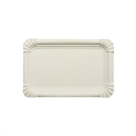 Schaaltjes Karton (rc) rechthoekig 13cm x 20cm Wit extra sterk - Horecavoordeel.com