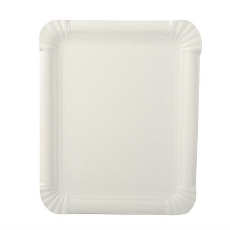 Schaaltjes Karton rechthoekig 16,5cm x 20cm Wit - Horecavoordeel.com