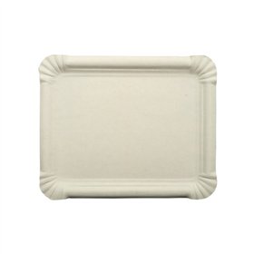 Schaaltjes Karton (rc) rechthoekig 16,5cm x 20cm Wit