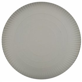 Borden Karton rond Ø 34cm x 2cm Wit - Horecavoordeel.com