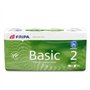 Toiletpapier tissue 2-laags Ø 12cm x 12cm x 10cm Wit Basic 400 vellen - Horecavoordeel.com