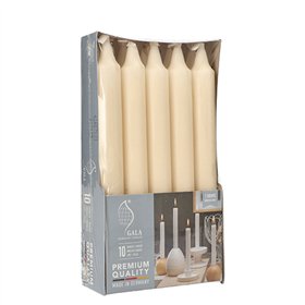 Tafelkaarsen Ø 2,1cm x 19,3cm Crème - Horecavoordeel.com