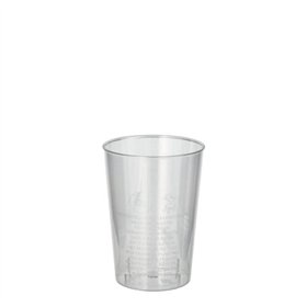 Bekers PS 0,1 l Ø 5,5cm x 7,5cm Glashelder - Horecavoordeel.com
