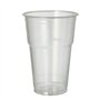 Drinkbekers voor koude dranken PLA 0,4 l Ø 9,5cm x 13,2cm Glashelder met schuimkraag