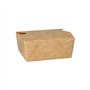 Kartonnen lunchboxen 500ml 5cm x 9cm x 11cm Bruin - Horecavoordeel.com