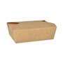 Kartonnen lunchboxen 750ml 5cm x 14cm x 10cm Bruin - Horecavoordeel.com