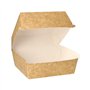 Hamburgerbox Karton van verse houtvezels 8cm x 10,5cm x 11,5cm