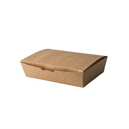 Kartonnen lunchboxen 5cm x 20cm x 14cm Bruin
