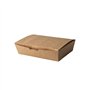 Kartonnen lunchboxen 5cm x 20cm x 14cm Bruin