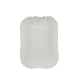 Schalen Karton rechthoekig 13cm x 17,5cm x 3cm Wit