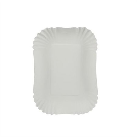 Schalen Karton rechthoekig 13cm x 17,5cm x 3cm Wit
