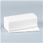 Blad Handdoekjes V-vouw 25cm x 23cm Wit Comfort 2-laags (20 x 160)