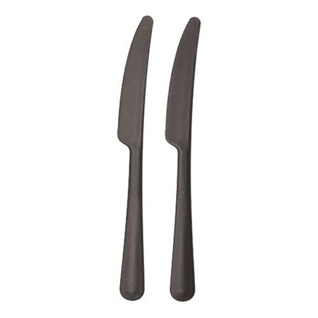Messen herbruikbaar PP 19,7cm Zwart Circulware - Horecavoordeel.com