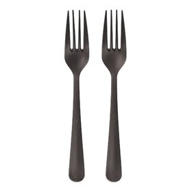 Vorken herbruikbaar PP 19cm Zwart Circulware