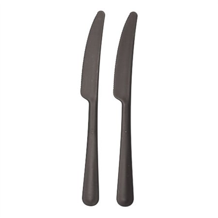Messen herbruikbaar PP 19,7cm Zwart Circulware - Horecavoordeel.com