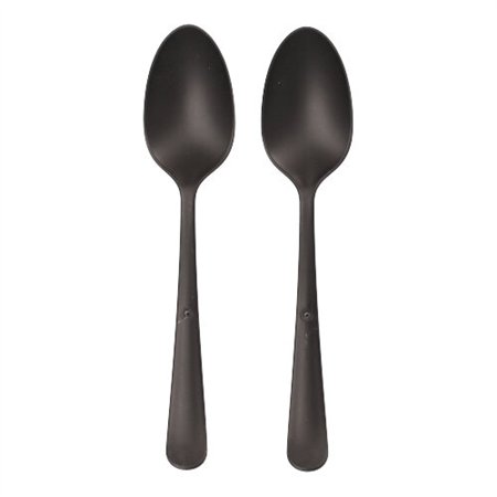 Lepels herbruikbaar PP 19cm Zwart Circulware - Horecavoordeel.com