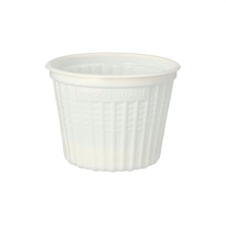 Snack- en soepbekers PP 500ml Ø 11,5cm x 8,5cm Wit