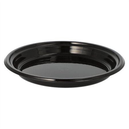 Borden PP 1-vaks Ø 22cm x 2,6cm Zwart