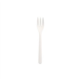 Snackvorkjes herbruikbaar PP 13cm Wit Circulware - Horecavoordeel.com