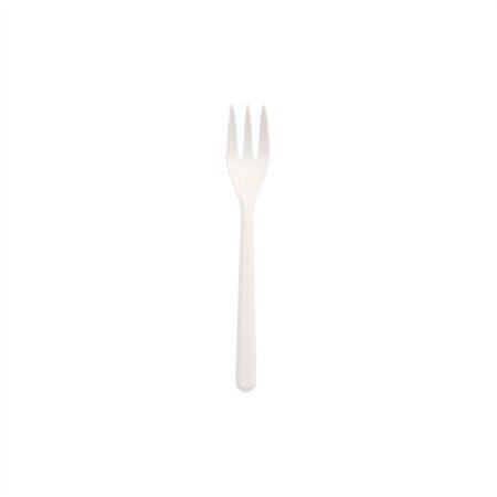 Snackvorkjes herbruikbaar PP 13cm Wit Circulware - Horecavoordeel.com