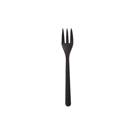 Snackvorkjes herbruikbaar PP 13cm Zwart Circulware - Horecavoordeel.com