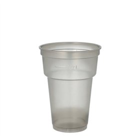 Drinkbekers herbruikbaar PP 0,2 l Ø 7,8cm x 10,4cm Grijs Onbreekbaar - Horecavoordeel.com