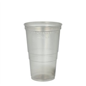 Drinkbekers herbruikbaar PP 0,25 l Ø 7,8cm x 10,4cm Grijs Onbreekbaar - Horecavoordeel.com