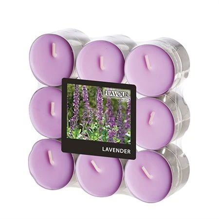 Geurkaars Flavour by GALA Ø 37,5mm x 16,6mm Violet - Lavendel - Horecavoordeel.com