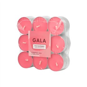 Geurkaars Flavour by GALA Ø 37,5mm x 16,6mm wijnrood - Wild Raspberry