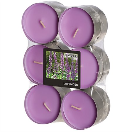 Geurtheelichten maxi Flavour by GALA Ø 58mm x 24mm Violet - Lavendel