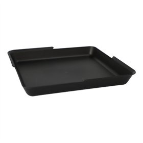 Borden herbruikbaar Circulplate 1000ml PP 23,4 x 23,4 x 2,95cm Zwart Circulware
