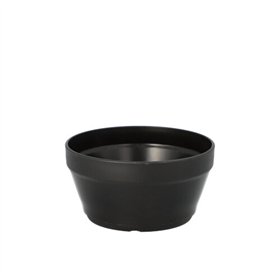 Bekers herbruikbaar PP rond 0,1 l Ø 8cm x 4,1cm Zwart Circulware