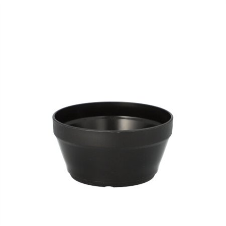Bekers herbruikbaar PP rond 0,1 l Ø 8cm x 4,1cm Zwart Circulware - Horecavoordeel.com
