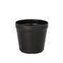 Bekers herbruikbaar PP rond 0,2 l Ø 8cm x 7,1cm Zwart Circulware