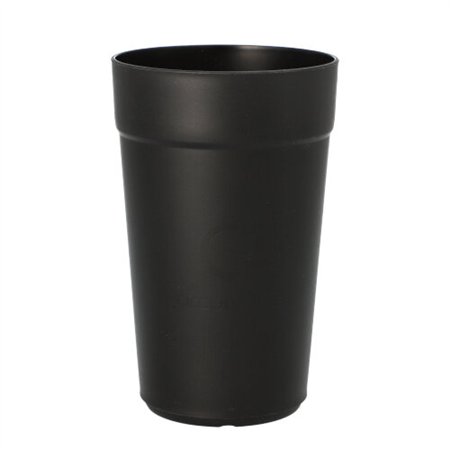 Bekers herbruikbaar PP rond 0,4 l Ø 8cm x 13cm Zwart Circulware
