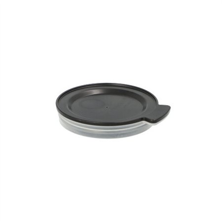 Deksels voor herbruikbare bekers PP rond Ø 8cm x 1,5cm Zwart Circulware