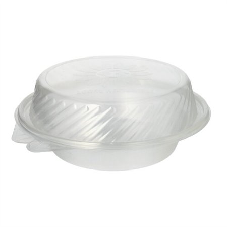 Klapbakjes Saladeschalen met deksels PP rond 950ml 8,7cm x 22cm x 21,5cm