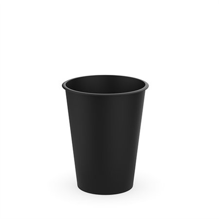 Bekers herbruikbaar rond 0,28 l Ø 8cm x 9,4cm Zwart Circulware