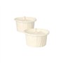 Theelichten Ø 42mm x 25mm Wit in vuurvaste papieren cup