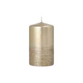 Stompkaars Safe Candle Ø 60mm x 100mm Goud Fia los verpakt