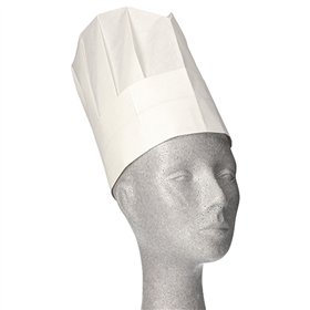 Koksmuts WORK-INN/PS crêpe 23cm x 27,7cm Wit Provence verstelbaar