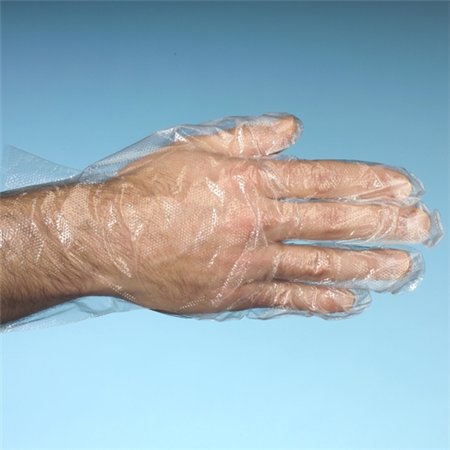Handschoenen WORK-INN/-PS PE Transparant voor heren L