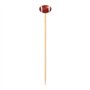 Fingerfood Amuse prikkers bamboe/hout 12,5cm Football - Horecavoordeel.com
