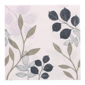 Servetten 3-laags 1/4 vouw 33cm x 33cm Leafs - Horecavoordeel.com