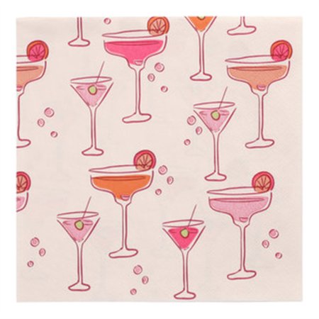 Servetten 3-laags 1/4 vouw 33cm x 33cm Aperitifs - Horecavoordeel.com