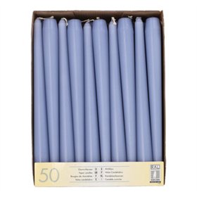 Kandelaarkaarsen Ø 2,2cm x 25cm soda Blauw