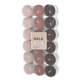 Geurkaars GALA Ø 3,8cm x 1,7cm Ivoor - Sandelhout Ton in Ton
