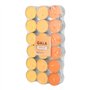 Geurkaars GALA Ø 3,8cm x 1,7cm Oranje - Orange Juice Ton in Ton - Horecavoordeel.com